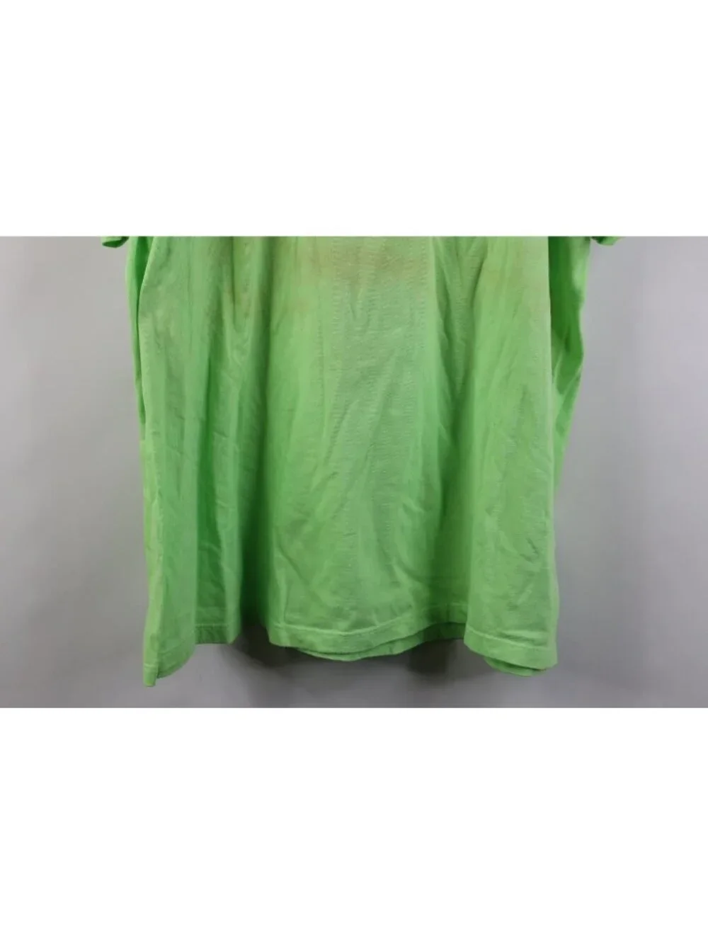 Vtg 90s Ralph Lauren Mens XL Faded Marlin Deep Sea Fishing T-Shirt Lime Green